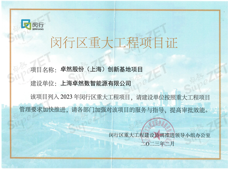 共建未来丨豪利777股份（上海）创新基地亮相“2023年闵行区重大工程项目开工仪式”主会。